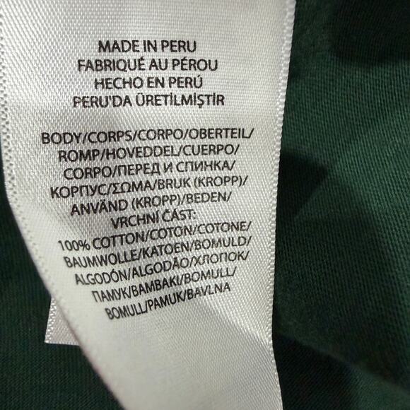 Polo by Ralph Lauren Forest Green Light Weight Hooded Long Sleeve Size XL EUC - Picture 7 of 7